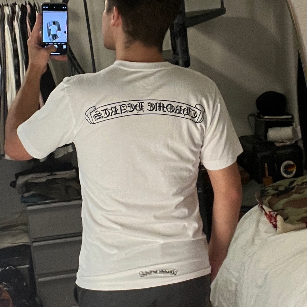 Chrome hearts white t-shirt